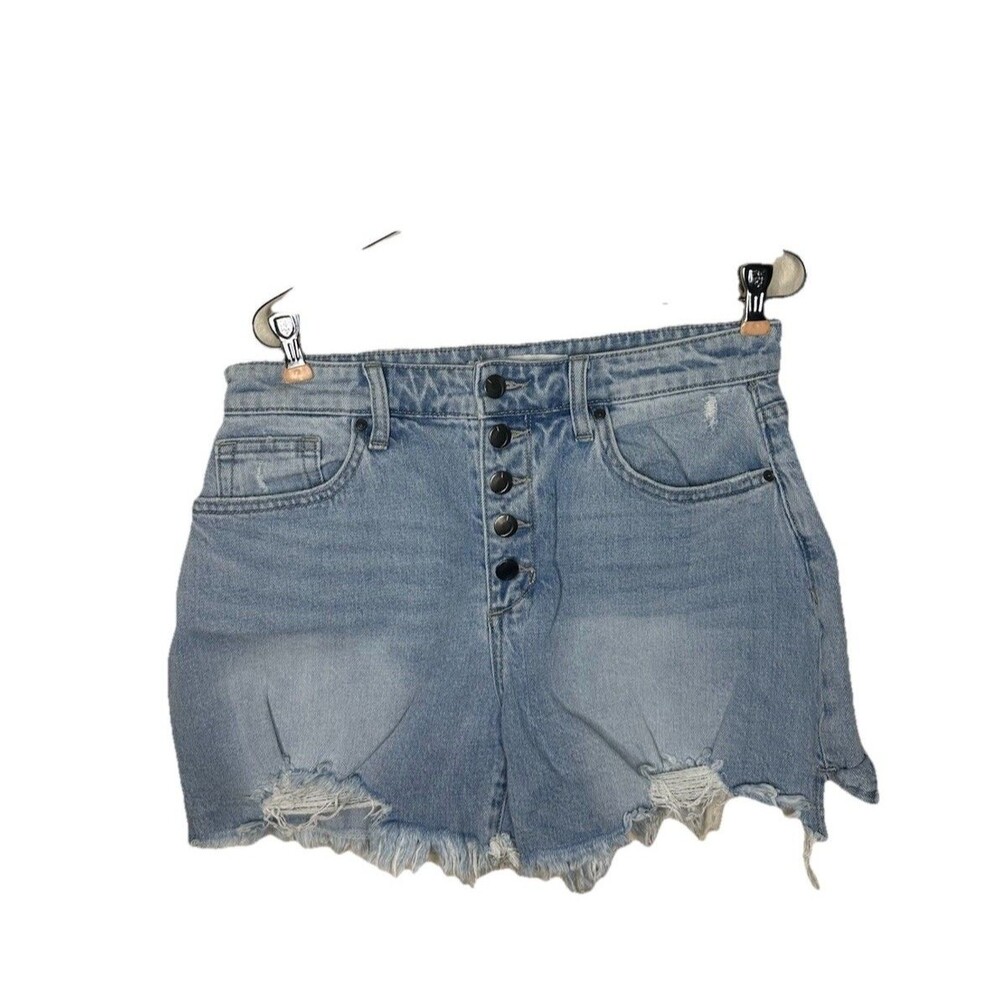 Joe's Jeans Shorts Women's Size 29 Raw Hem Distressed Button Fly Casual Boho